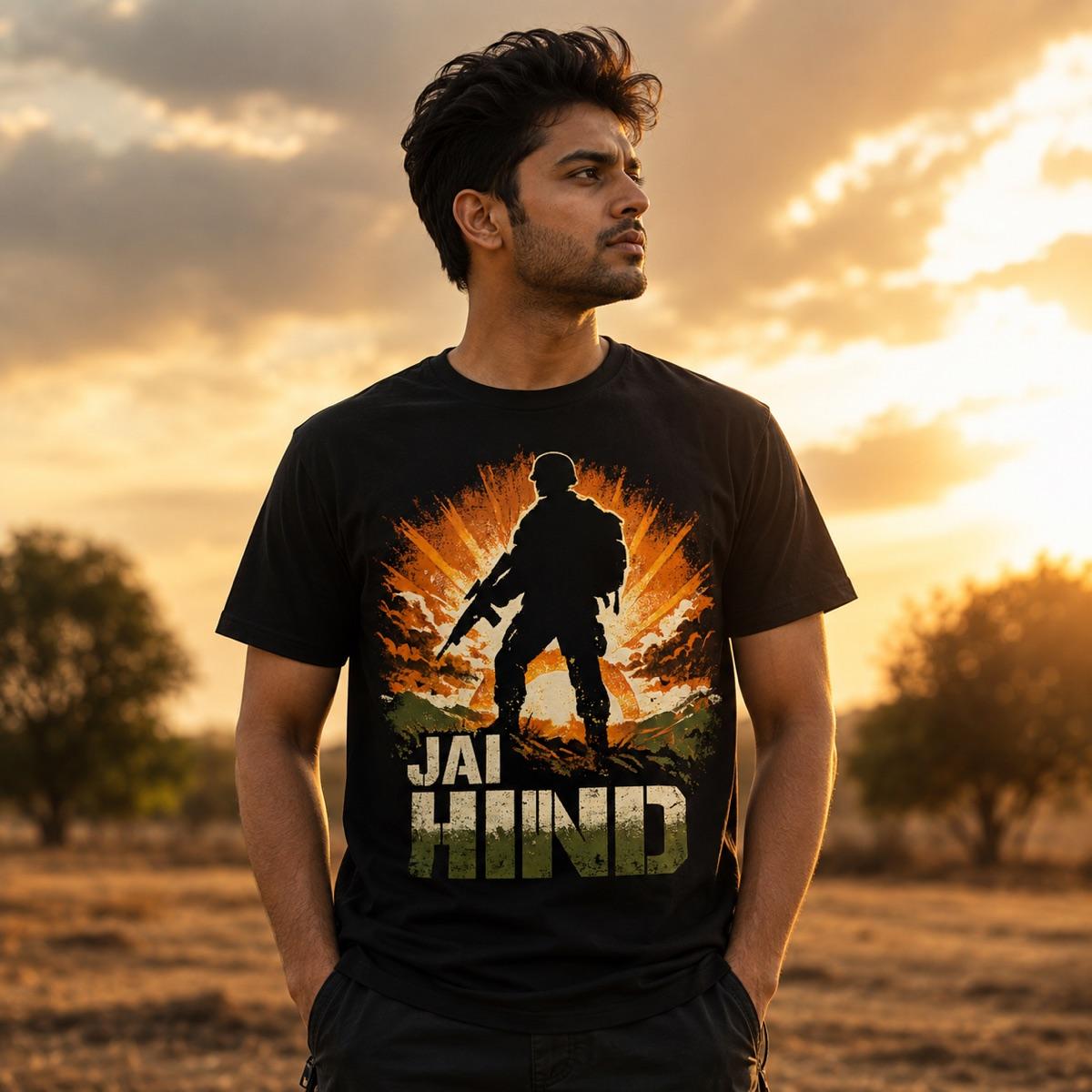 Jai Hind Soldier Tee